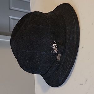 Dobbs wool hat Sz L 73/4 - 73/8 Grey Vintage Unisex